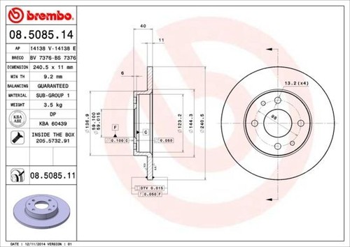 Coppia dischi freno brembo - dischi,