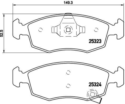 Brembo 031 kit pastiglie - 11,