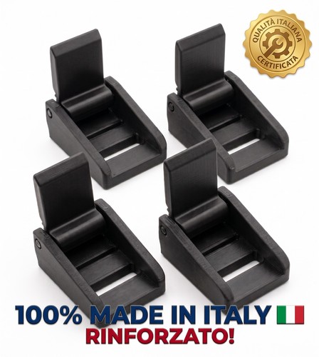 Clip rinforzate per cinghie - 4x,