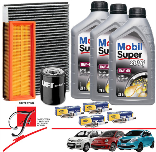 Kit tagliando candele fiat - tagliando, 4