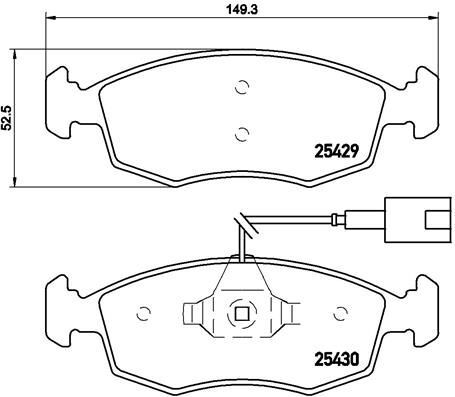 Brembo 138 kit pastiglie - 138,